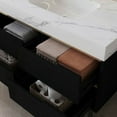 thumbnail image 5 of Barara King Storage Cabinet, Bathroom Vanity,35.4" Modern Bathroom Vanity with Undermount Sink, 4 Drawers, 5 of 11