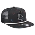 thumbnail image 3 of Men's New Era  Black Los Angeles Dodgers Gummy Golfer Trucker Adjustable Hat, 3 of 6
