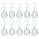 thumbnail image 4 of Colgante de Lágrima de Cristal Transparente para Navidad, Decoración para Árbol de Navidad, Decoración Del Hogar, 10 Unidades, 4 of 7