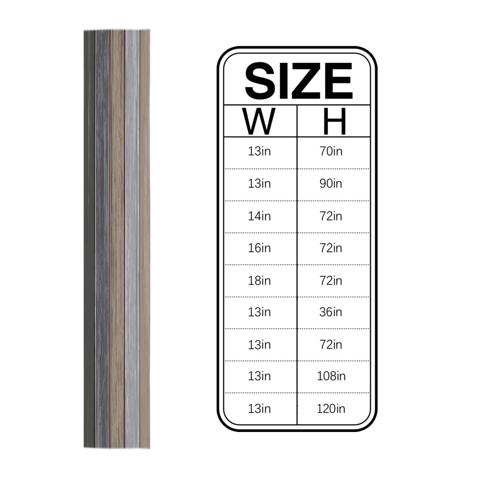 Table Runner Dresser Scarf 13 x 36 Inch Retro Country Style Gradient Wood Grain Table Runners Non-Slip Heat Kitchen Dining Table Decor for Kitchen Farmhouse Indoor Outdoor Home Party