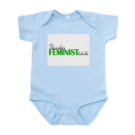 CafePress - Feminist Looks Like Infant Bodysuit - Baby Light Bodysuit, Size Newborn - 24 Months