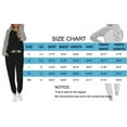 thumbnail image 5 of MOSHU Two Piece Womens Pajama Sets Pullover Raglan Long Sleeve Tops and Tapered Drawstring Pants with Pockets Color Block Lounge Sets, 5 of 9