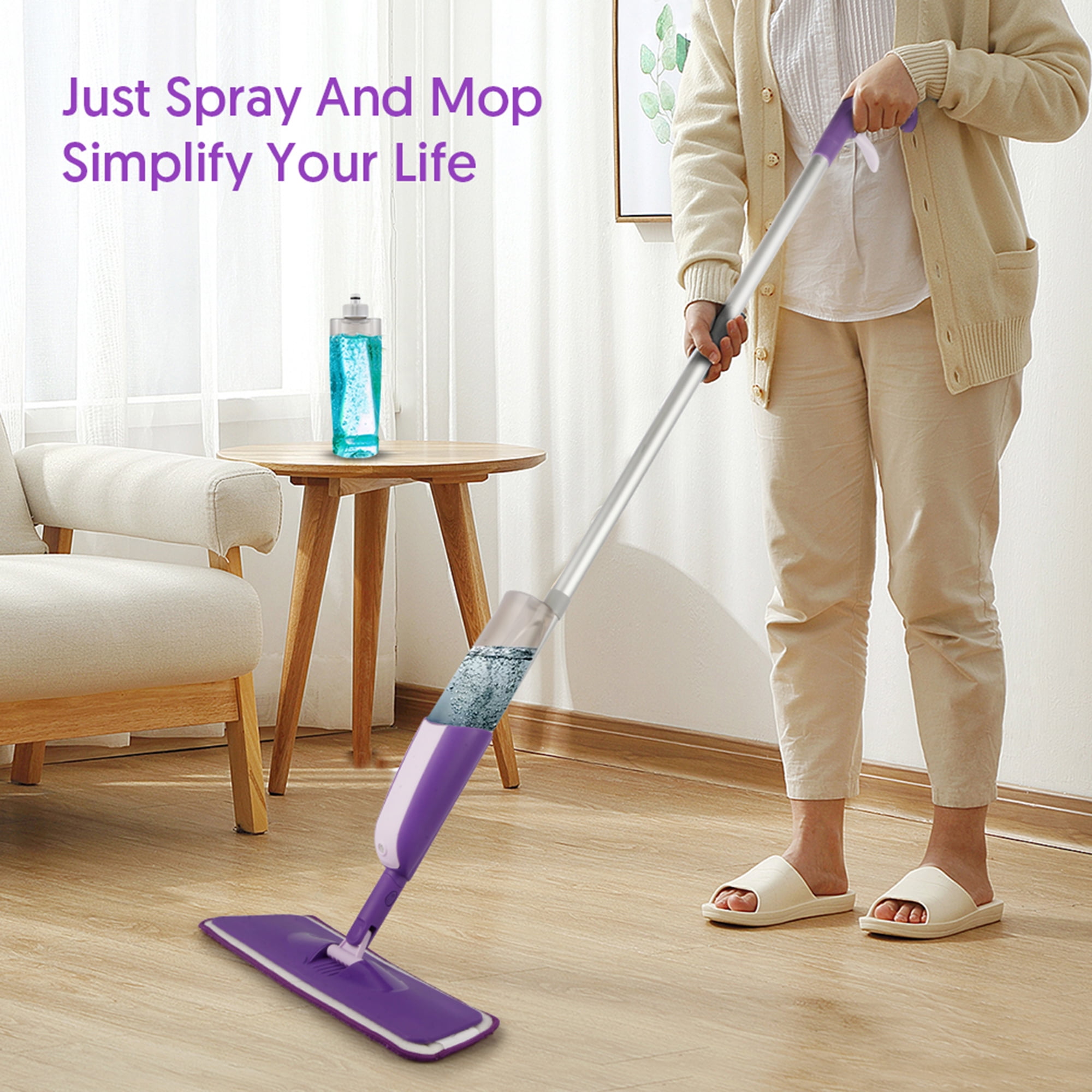 SUGARDAY Microfiber Spray Mop forCleaning Hardwood FloorWith two 410ml –  MEXERRIS