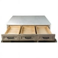 thumbnail image 4 of KBC Palisade 48" Kitchen Island w/ Engineered Marble Waterfall in Gray Oak, 4 of 8
