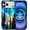 Aurora Forest, variant on for iPhone 14 Pro Case for Women Girl Men Boy, Compatible with MagSafe, Shockproof Soft Silicone & Hard PC Shell Protective Case for iPhone 14 Pro - Retro Mosaic Charm Tiles Collage