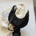 thumbnail image 1 of Rhinestones Crescent Crossbody Bag Casual Lady Shoulder Bag para fiesta (negro) Tmvgtek Para Estrenar, 1 of 9