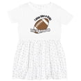 thumbnail image 3 of Inktastic Football Like a Girl Girls Toddler Dress, 3 of 5