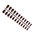 thumbnail image 1 of Soidarity 24 piezas de uñas postizas, accesorio de moda para mujer, puntas de uñas para el salón del hogar Juegos de manicura Marrón, 1 of 6