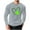 Gray, variant on Posijego Big and Tall Mens St Patrick's Day Shirt Slim Muscle Long Sleeve Basic Tee Shirts Stretch Pullover Tops