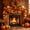 Multicolor, variant on Artificial Rattan Faux Maple Leaf Garland Fall Halloween Wall Hanging Decor - Plastic Autumn Foliage Vine for Home Mantel Staircase Table Centerpiece 68.9 to 78.7 Inch Length