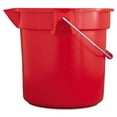 thumbnail image 2 of Rubbermaid Commercial BRUTE Round Utility Pail, 14 qt, Plastic, Red, 12" dia, Each, 2 of 3