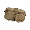 thumbnail image 4 of Almencla Waist Bag Adjustable Tool Storage Bag for Outdoor Activities Hunting Cycling Brown, 4 of 8