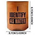 thumbnail image 3 of Leather Can Cooler for Men, Insulated Beer Can Holder for Fathers Day/Birthdays/Retirement, Personalised Dad Gifts From Daughter/Son with Temperature Retention Clearance Sales, 3 of 6