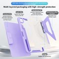 thumbnail image 7 of for iPad Pro 11 inch Case 2022/2021/2020/2018(4th/3rd/2nd/1st Generation), Multi-Angle Fold Magnetic Stand, DDetachable Cover with Sleep Wake, Purple, 7 of 7
