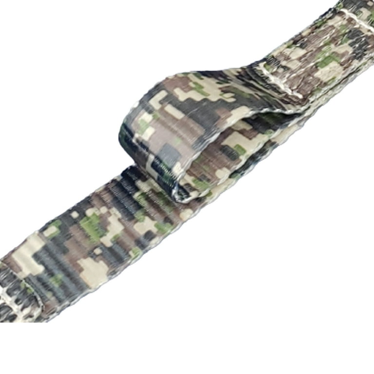 1 in. x 6 ft. Camo Cam Buckle Tie Down Strap, Built-In Velcro for Easy Repacking (12-Pack) 1 in. x 6 ft. Camo Cam Buckle Tie Down Strap, Built-In Velcro for Easy Repacking (12-Pack)