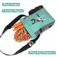 thumbnail image 6 of Dog Treat Pouch for Training Portable Bait Bag Dog Treat Reward Carrier Hand-Free with Poop Bag Dispenser Waist Belt - Green, 6 of 7
