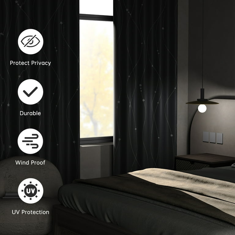 Deconovo Dotted Line Decorative Super Soft Thermal Insulated, Energy
