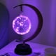 thumbnail image 3 of Luces LED, lámpara de escritorio, luz de noche, luz de libro, estrella decorativa LED hecha a mano USB de hierro forjado luz de noche, 3 of 4