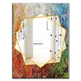 thumbnail image 2 of DESIGN ART Designart 'Board Stained Abstract Art' Modern Mirror - Frameless Contemporary Printed Wall Mirror 27.5in.x39.5in., 2 of 5