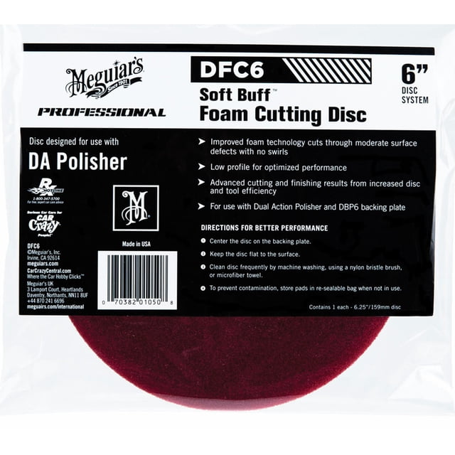 Disco Para Corrección De Pintura 6 MEGUIARS