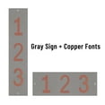 thumbnail image 4 of ColourTree Personalized Floating House Numbers Address Street Sign Plaque in Vertical/Horizontal, Aluminum Modern Front Door Sign - Made In USA (Custom Plate & Fonts Colors/Numbers), 4 of 10