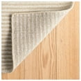 thumbnail image 2 of Dash & Albert Cut Stripe Hand Knotted Viscose/Wool Rug, 8' x 10', Ivory, 2 of 6