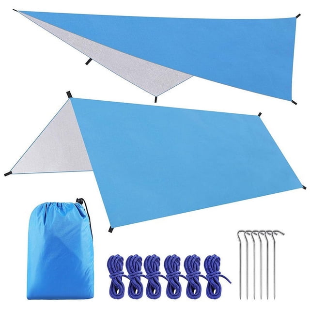 Tienda de campaña Aviones Impermeable Tienda de campaña ligeramente compacta Almohadilla Manta de picnic Hamaca Lona para hamaca (Tamaño: 3*3m)