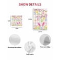 thumbnail image 7 of Happy Easter Kitchen Dish Towels for Drying Dishes Set of 4, Spring Bunny Colorful Eggs Flower Plaid Waffle Weave Microfiber Hand Tea Bathroom Towels Quick Dry & Absorbent Towel 15.7x23.6, 7 of 7