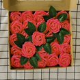 thumbnail image 4 of red Rosas De Espuma De Flores Artificiales Con Tallos-ramos De Boda Blanco, 4 of 5