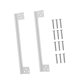 thumbnail image 4 of Placas de bloqueo de puerta 2 piezas, cubierta de la placa de protección de bloqueo, seguridad de la puerta en la 7 pulgadas, 4 of 9