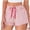 Pink, variant on yeiolnoer Pajama Shorts Women Printed Sleep Lounge Shorts Cute Striped Sleepwear Drawstring Elastic Waist Shorts