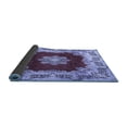 thumbnail image 2 of Ahgly Company Indoor Square Medallion Blue Traditional Area Rugs, 5' Square, 2 of 4