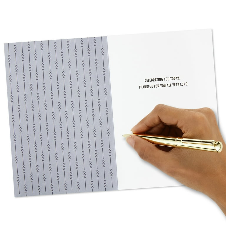 Hallmark Signature Father's Day Card (Happy Father's Day Cork Lettering)