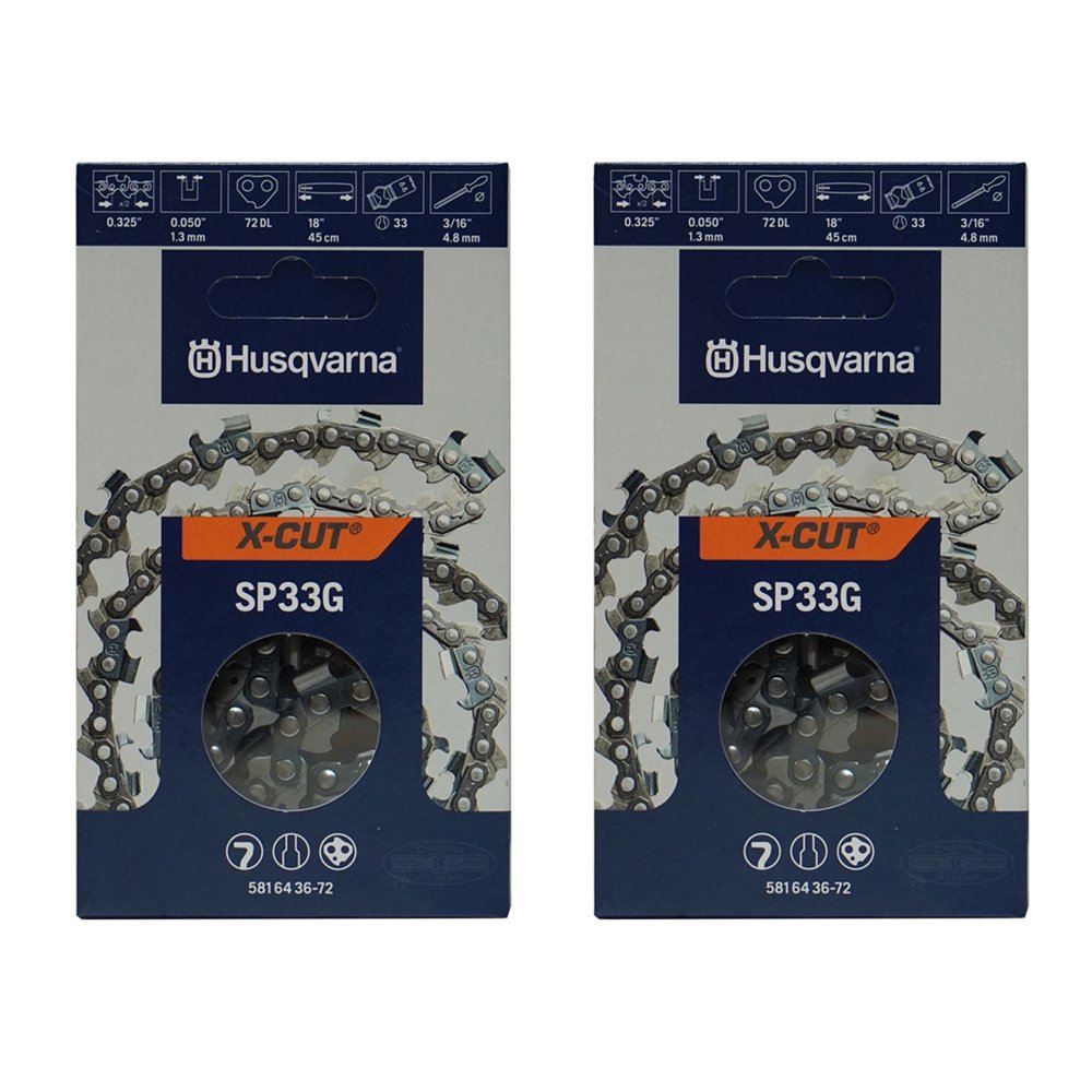 Husqvarna 18” XCut SP33G Chain for Chainsaws / 336 339 XP 340 345 346 XP 350 351 353 435 440