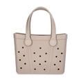 thumbnail image 2 of Time and Tru Women's Lightweight Mini Beach Tote Bag, Tan, 2 of 5
