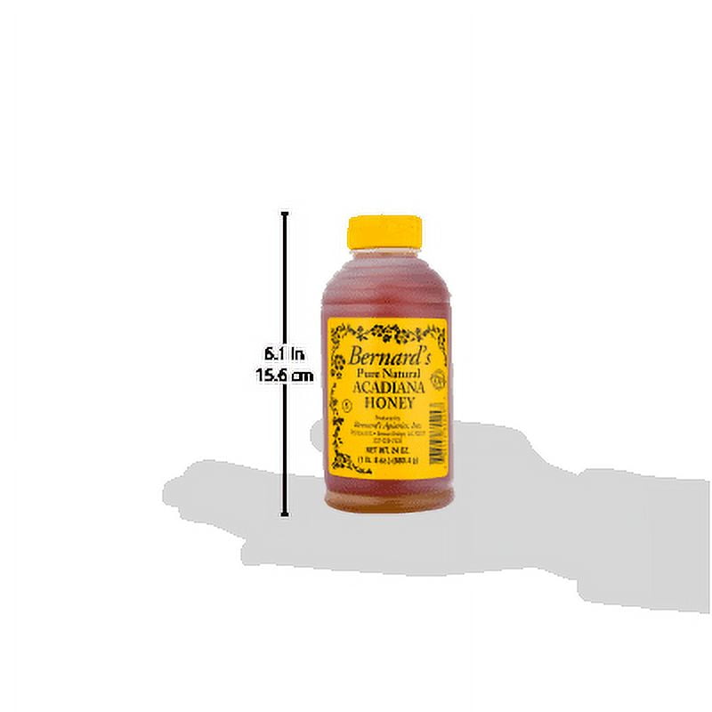 (3 pack) Bernards Pure Natural Acadiana Honey, 24 oz