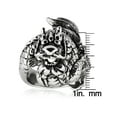 thumbnail image 3 of West Coast Jewelry Men's Antiqued Finish Dragon Stainless Steel Ring, 3 of 3