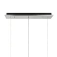 thumbnail image 7 of Aspen Creative 61061-1 Adjustable LED Three-Light Hanging Pendant Ceiling Light, Contemporary Design in Chrome Finish, Metal Shade, 22 7/8" Wide, 7 of 7