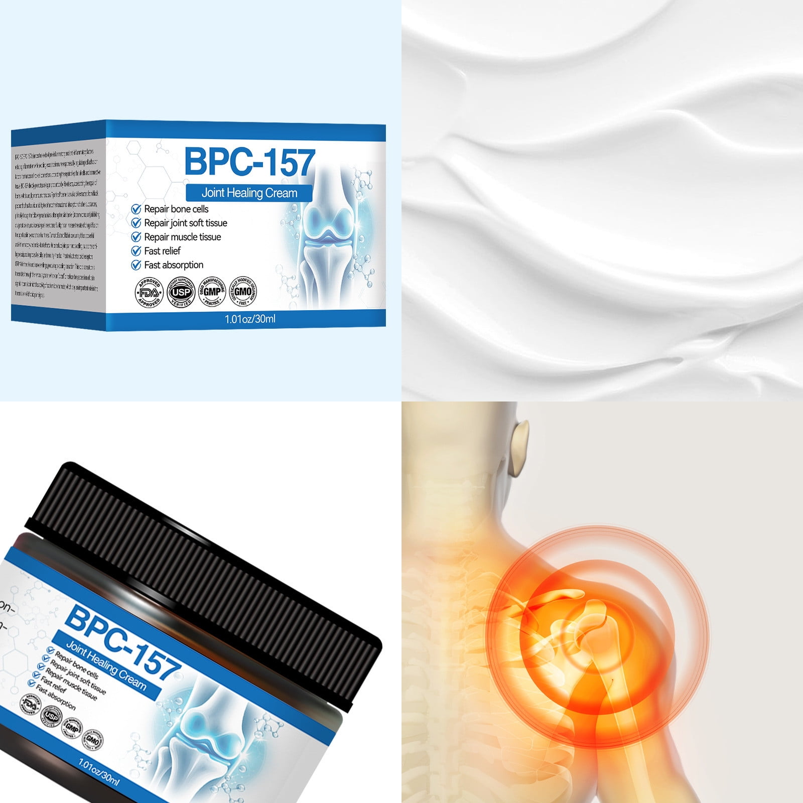 bpc 157 topical Bpc-157 Healing Joint Cream,picdo Peptide Complex Cream(3) main image 1