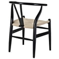 thumbnail image 3 of Amish Dining Armchair Set of 4 - Black, 3 of 3