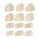 thumbnail image 1 of 48 puertas y ventanas de hadas de madera, adornos en miniatura sin terminar para casa de hadas. Estilo retro, 1 of 9