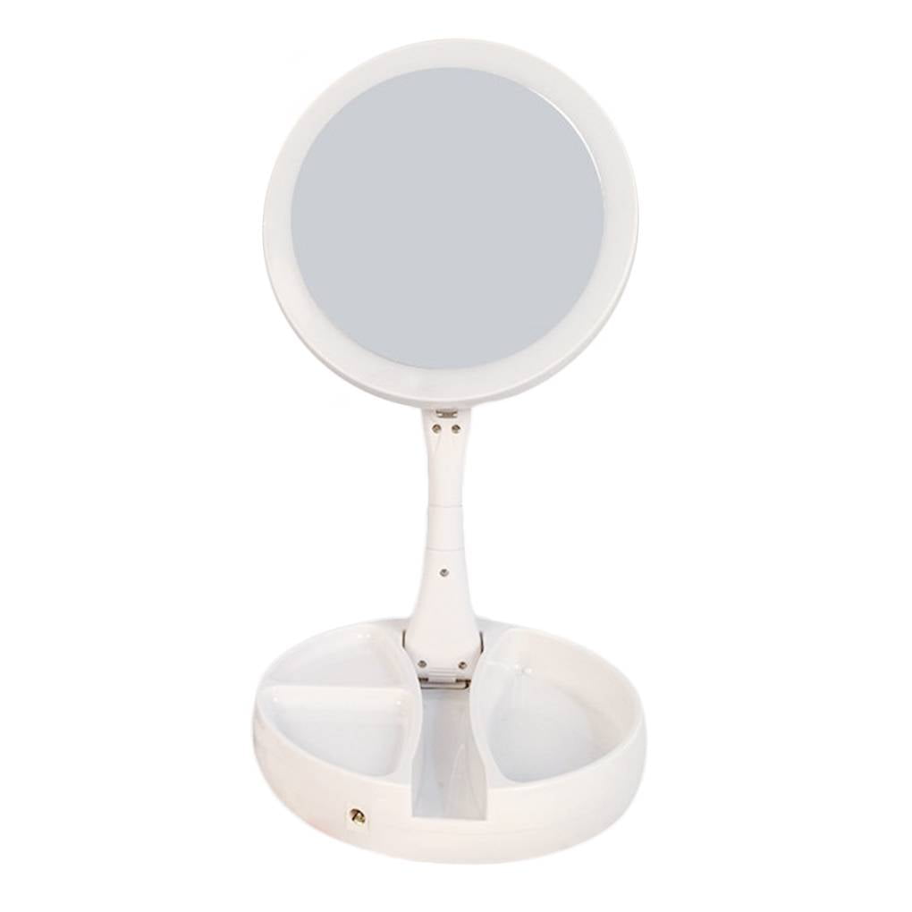 Ustyle Portable Led Lighted Makeup Mirror Vanity Compact Women Pocket Mirrors Cosmetic Hand Mirror 10x Magnifying Glasses Walmart Canada