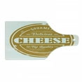 thumbnail image 1 of Cheese Cutting Board, Gourmet Delicious Lettering Food Themed Retro Grunge Stamp Look Illustration, Decorative Tempered Glass Cutting and Serving Board, in 3 Sizes, by Ambesonne, 1 of 2