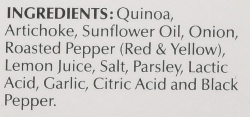 Cucina & Amore Quinoa Meal Artichoke & Roasted Pepper 7.9oz, Pack of 6