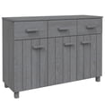 thumbnail image 6 of Sideboard HAMAR Dark Gray 44.5"x15.7"x31.5" Solid Wood Pine, 6 of 10
