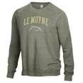 thumbnail image 2 of Men's Alternative Apparel Heathered Green Le Moyne Dolphins The Champ Raglan Pullover Sweatshirt, 2 of 3