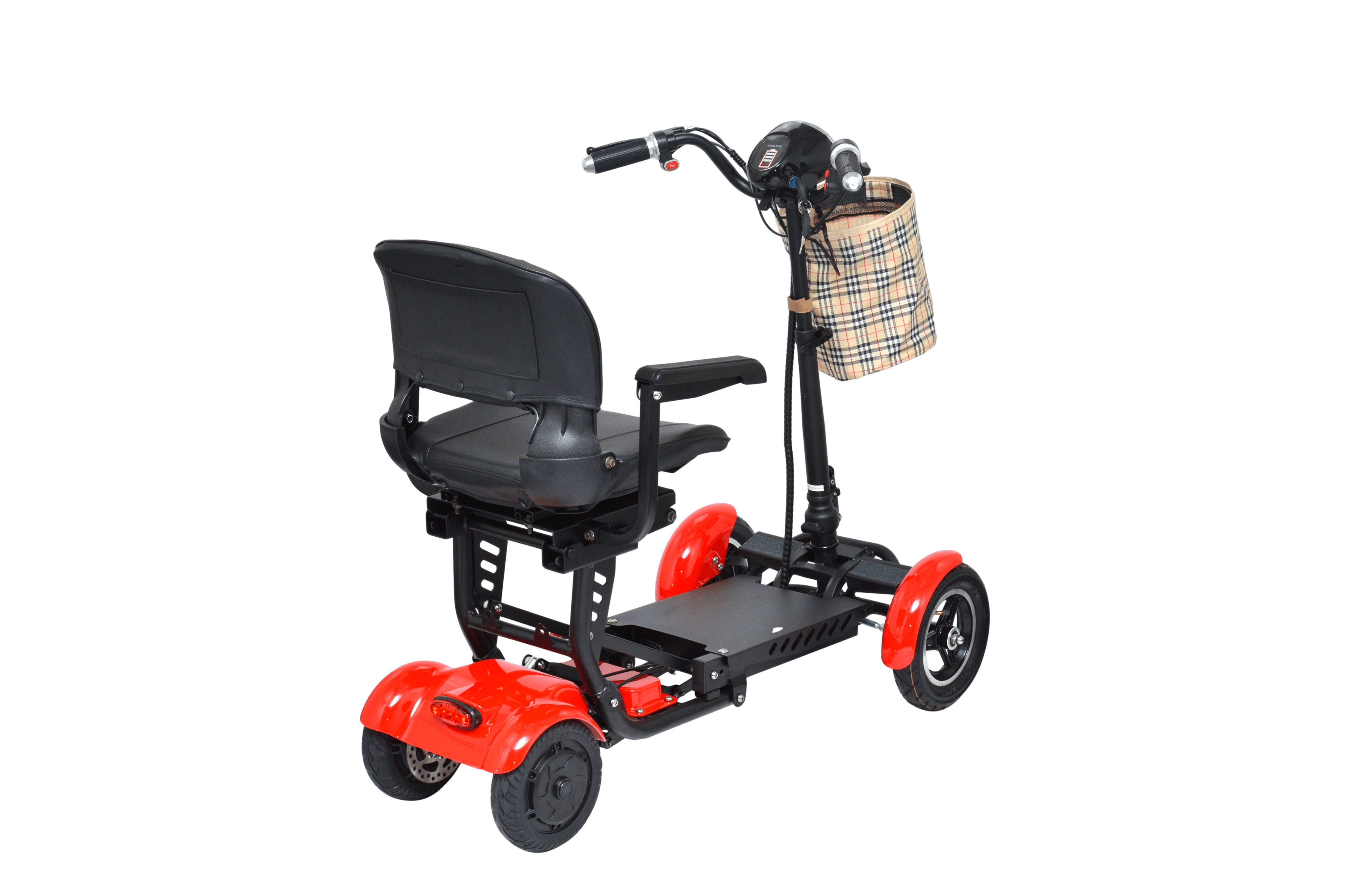 Outdoor Comfortable Mobile Wheelchair Displacement Machine Aluminum Alloy,  Fold Light Travel Portable Self-propelled Elderly/Disabled Scooter