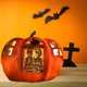 thumbnail image 5 of Luces de noche de calabaza de Halloween Lámpara decorativa Linternas para el hogar Halloween Acción de gracias Fiesta de Halloween Decoración de 13x12cm Baoblaze Lámpara de Halloween, 5 of 8