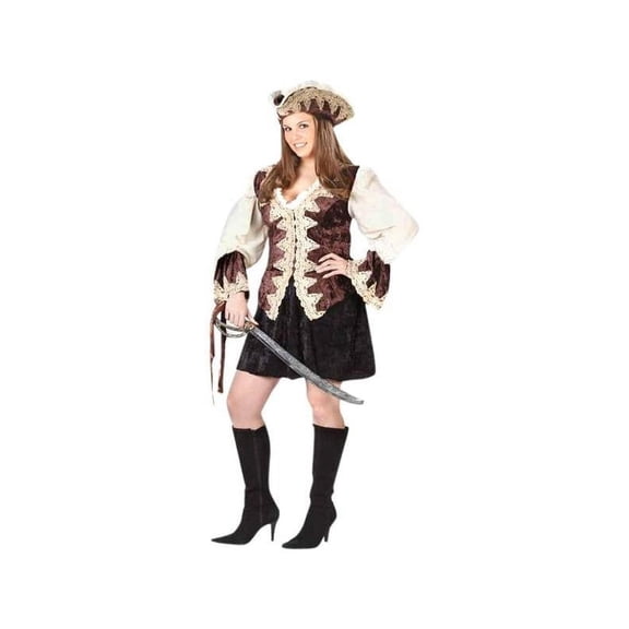 Costumes for all Occasions FW5707 Royal Lady Pirate Plus Size