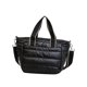 thumbnail image 4 of Bolso de mano para mujer, informal, elegante, acolchado, tipo bandolera, para trabajar al libre. Negro, 4 of 8